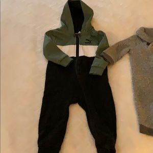 Two one piece outfits